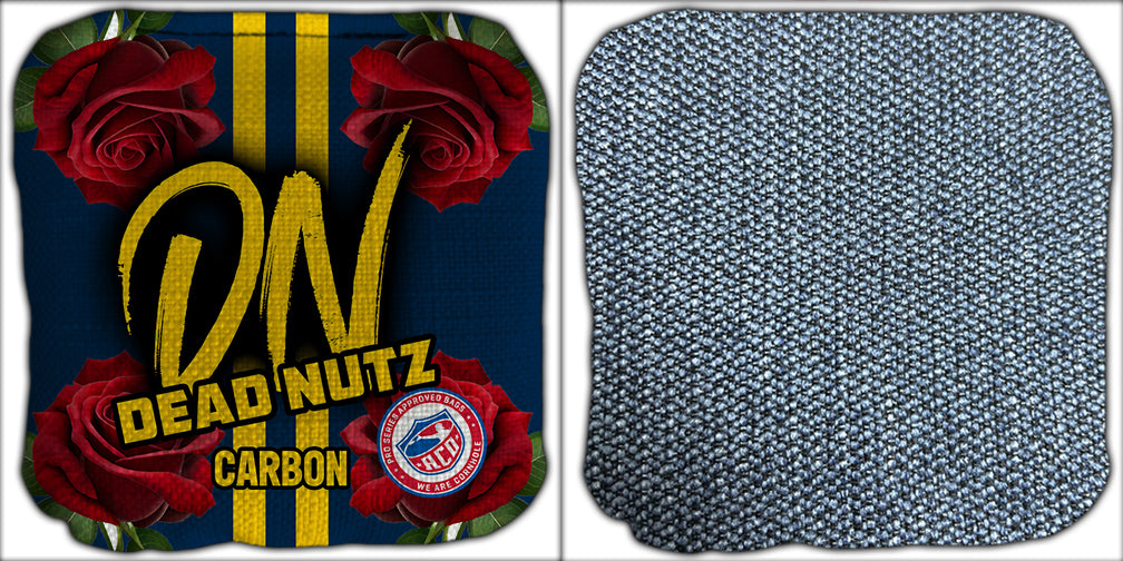 ACO Approved Dead Nutz CARBON Professional Carpet Cornhole Bags Set of 4