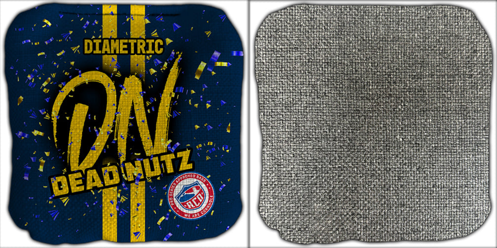 ACO Approved Dead Nutz Diametric Professional Carpet Cornhole Bags Set of 4