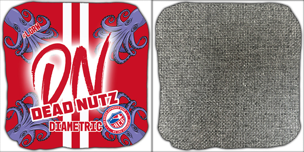 ACO Approved Dead Nutz Diametric Professional Carpet Cornhole Bags Set of 4