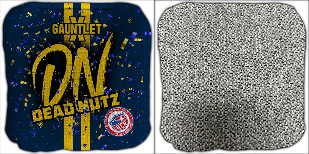 ACO Stamped Dead Nutz Gauntlet (X) Professional Cornhole Bags Set of 4