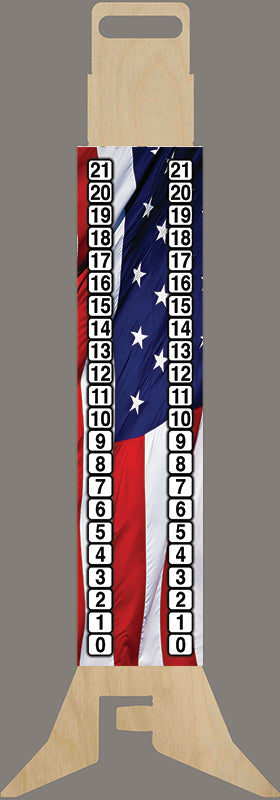 American Flag Score Keeper Skin Wraps FREE LAMINATE