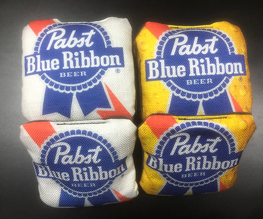 Pabst Blue Ribbon Backyard Cornhole Bags Set of 8