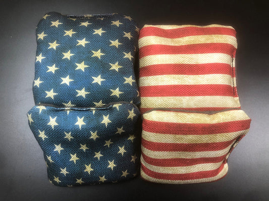 Stars & Stripes Backyard Cornhole Bags Set of 8