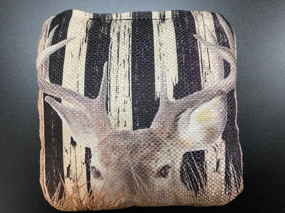 Deer Stars and Stripes Backyard Cornhole Bags Set of 8