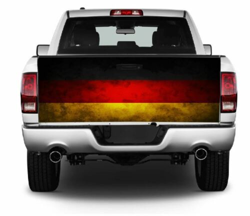 Grunge German Flag Truck Tailgate Wrap Vinyl Graphic Decal Sticker