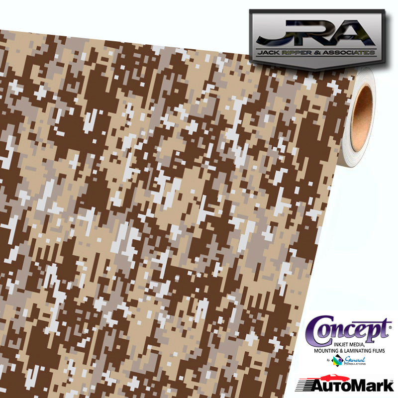 URBAN DESERT Digital Camouflage Vinyl Car Wrap Camo Film Decal Sheet Roll