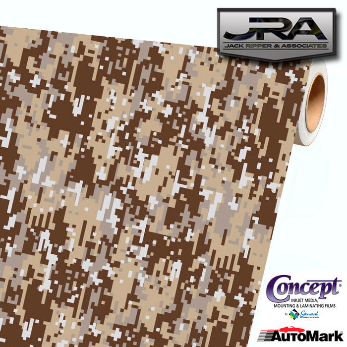 URBAN DESERT Digital Camouflage Vinyl Car Wrap Camo Film Decal Sheet R —  Ripper Graphics