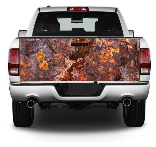 Rusted Tailgate Wrap Vinyl Graphic Decal Sticker