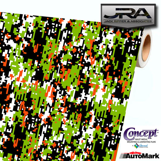 URBAN GREEN Digital Camouflage Vinyl Car Wrap Camo Film Decal Sheet Roll