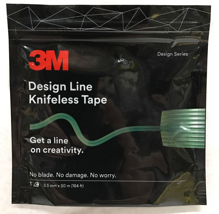 3M DESIGN LINE KNIFELESS TAPE FOR GRAPHICS WRAPS 1/8''X164'- 3.5MMx50 Meter