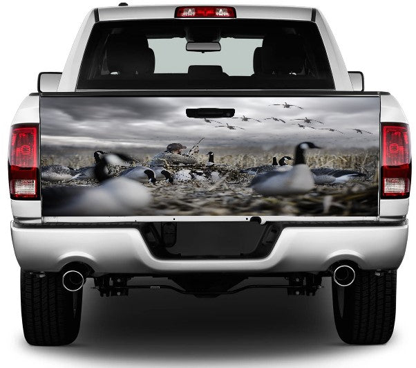 Goose Hunting Tailgate Wrap Vinyl Graphic Decal Sticker